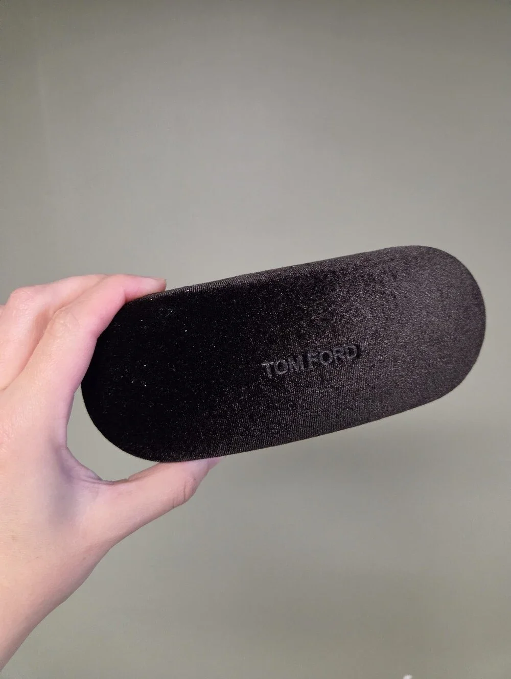 Authentic Tom Ford Black Velvet Eyeglasses / Sunglasses Hard Case